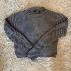 Brandy melville mock neck crop sweater